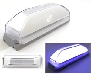 MULT-6634-STR-PU PLAFON UNIVERSAL LATERAL 4 LEDS CON LUZ GEL 12/24V MORADO (PAR)