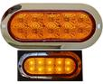 MULT-6678C-STR-AM PLAFON UNIVERSAL POSTERIOR 10 LEDS 12/24V AMBAR (PZA)