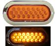 PLAFON UNIVERSAL POSTERIOR 22 LEDS 12/24V AMBAR (PZA)