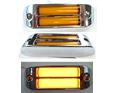 MULT-GEL03-SM-STR-AM PLAFON UNIVERSAL LATERAL DE LUZ GEL SMALL 12/24V AMBAR 12x5.3x1.8CM (PZA)