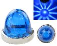 PLAFÓN WATERMELON LED VIDRIO / HAZ LUZ FRONTAL 9.4 X 7CM 12/24V AZUL (PZA)