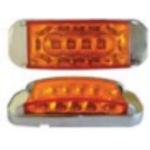 PLAFON UNIVERSAL LATERAL 16 LEDS 12/24V AMBAR (PZA)