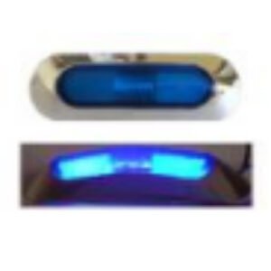 MULT_6539_STR_BU PLAFON UNIVERSAL LATERAL 2 LEDS CON LUZ GEL 12/24V AZUL (PZA)