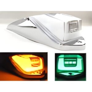 MULT_6558_AMGN PLAFON UNIVERSAL 6 LED LATERAL DE LUZ LED 12/24V AMBAR-VERDE (PZA)