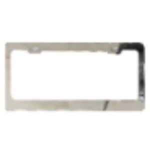 NLF0100 PORTA PLACA DE METAL TOTALMENTE LISA (PZA)