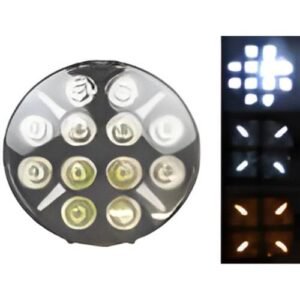 FARO REDONDO DE LED 9 PULGADAS ALTA INTENSIDAD CON DRL BICOLOR (PZA)