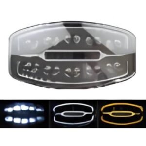 FARO DE LED 9 PULGADAS ALTA INTENSIDAD CON DRL BICOLOR (PZA)