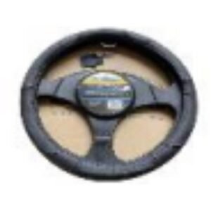 RLS-10 BK FUNDA DE VOLANTE AUTOMOTRIZ 100% PIEL GENUINA NEGRO (PZA)