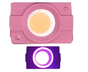 MODULOS DE LED REDONDO ROSA 4.4 X 3 X 0.5CM (20 PZAS)