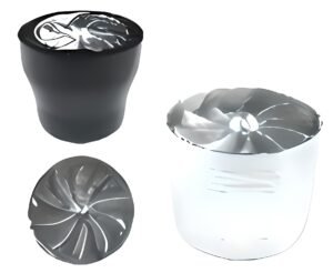 TORNADO PARA FILTRO DE AIRE PLATEADO (KIT)