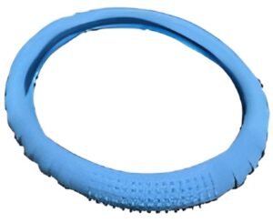 FUNDA DE VOLANTE AUTOMOTRIZ  DE SILICON  MOLDEABLE AZUL (PZA)