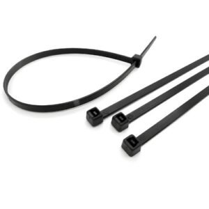10CMX3MM_BLACK CINCHOS DE PLASTICO NEGRO 10CM X 3MM (BOLSA 100 PZAS)