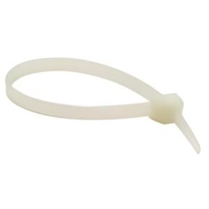 CINCHOS DE PLASTICO BLANCO 37CM X 4MM (BOLSA 100 PZAS)