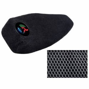 FUNDA DE ASIENTO UNIVERSAL PARA MOTOCICLETA XL SM HOLE NEGRO (PZA)
