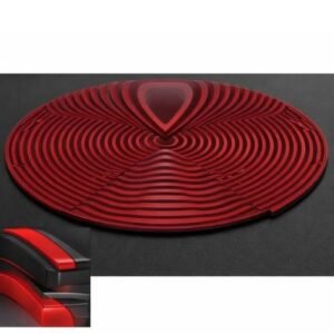 MOLDURA DECORACION PARA RIN ROLLO 4 MTS 2 ROLLOS POR SET PARA LLANTA / ROJO (RLL 4M)