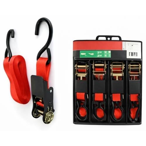 TENSORES PARA EQUIPAJE 4 PIEZAS 1" X 15´ (KIT)