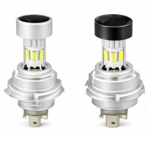 H4-T8 FOCO DE LED CON VENTILADOR LUZ ALTA/BAJA H4 (PZA)