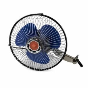 VENTILADOR CROMADO OSCILATORIO DE PLASTICO 8" (PZA)