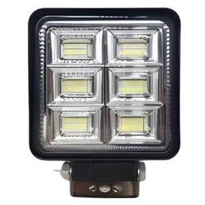 HMINIF436_WH FARO CUADRADO DE 18 LEDS DE ALTA INTENSIDAD LUZ FIJA Y ESTROBO BLANCO 8.5 X 1.9CM (PZA)