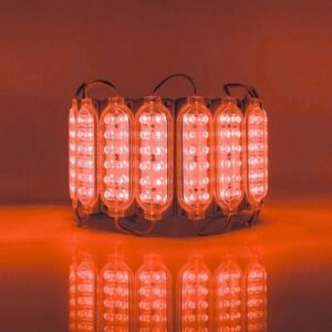 MODULOS DE LED CUERPO MISMO COLOR DEL LED  TOTAL 1.5 WATT CADA  12V ROJO 10.4 X 3.8 X 0.8CM (20 PZA)