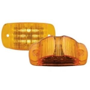 PLAFÓN UNIVERSAL LATERAL 14 LEDS 12V/24V LUZ FORNTAL Y LATERAL AMBAR (PAR)