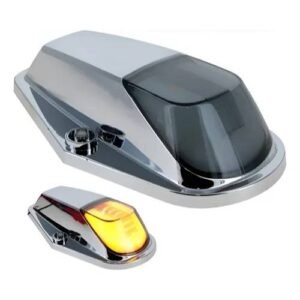 ZEPPELIN UNIVERSAL MINI  PARA CAMIONETA 15X9.1X3.5CM 6 LEDS Y LUZ GEL 12/24V HUMO/AMBAR (PZA)