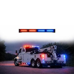 BARRA DE LED COB DE 40 W CON FUNCIONES-AZUL/ROJO (PIEZA)