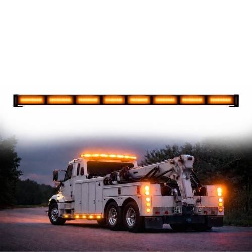 RL8P-N032_AMB_AMB FARO DE LED COB DE 80W C/ FUNCIÓN DE ESTROBO 120cm ÁMBAR (PIEZA)