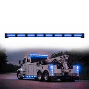 BARRA RECTA LED DE ALTA DENSIDAD / 8 MODULOS / AZUL (PZA)