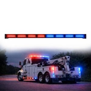 FARO DE LED COB DE 80W C/ FUNCIÓN DE ESTROBO 120cm ROJO Y AZUL (PIEZA)