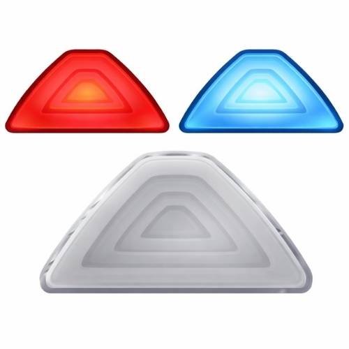 LUZ DE STOP UNIVERSAL LED 12V ROJO AZUL ICE LUZ FIJA + TIPO ESCALERA + ESTROBO (PZA)