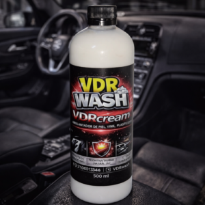 VDR CREAM ABRILLANTADOR DE PIEL VINIL PLASTICO MADERA VDR WASH 500ML