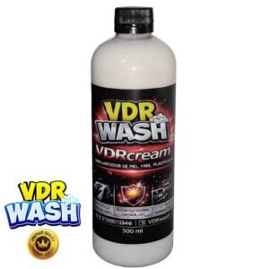 VDRCREAM ABRILLANTADOR DE PIEL VINIL PLASTICO MADERA VDR WASH 500ML
