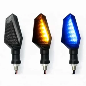 ZXD10_BL LUZ LED DIRECCIONAL UNIVERSAL PARA MOTOCICLETA CON LUZ GEL AZUL (PAR)