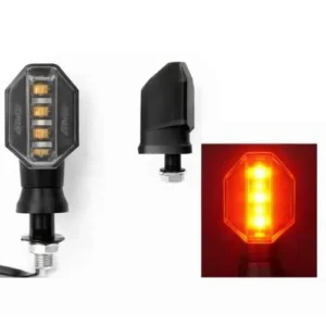 LUZ LED DIRECCIONAL UNIVERSAL PARA MOTOCICLETA ROJO (PAR)
