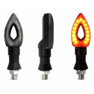 LUZ LED DIRECCIONAL UNIVERSAL PARA MOTOCICLETA ROJO (PAR)