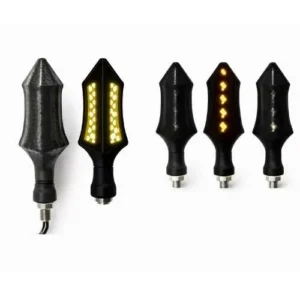 LUZ LED DIRECCIONAL UNIVERSAL PARA MOTOCICLETA AMARILLO (PAR)