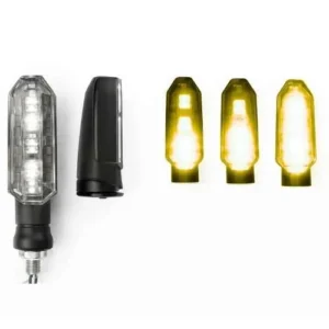 LUZ LED DIRECCIONAL UNIVERSAL PARA MOTOCICLETA AMARILLO (PAR)