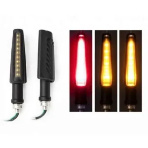 ZXD186_RD LUZ LED DIRECCIONAL UNIVERSAL PARA MOTOCICLETA ROJO (PAR)