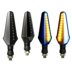 LUZ LED DIRECCIONAL UNIVERSAL PARA MOTOCICLETA AZUL (PAR)