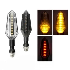 ZXD90_RD LUZ LED DIRECCIONAL UNIVERSAL PARA MOTOCICLETA ROJO (PAR)