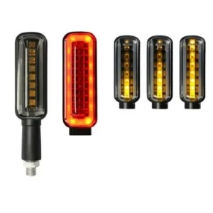 LUZ LED DIRECCIONAL UNIVERSAL PARA MOTOCICLETA ROJO (PAR)