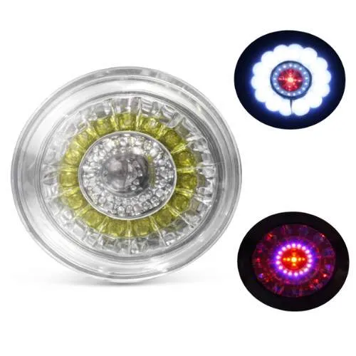 FARO DE LED DE ALTA INTENSIDAD LUZ ALTA Y ESTROBO 16CM (PZA)