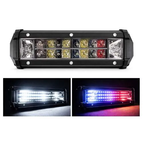 XK24_WH_RD_BL FARO DE LED DE ALTA INTENSIDAD BLANCO/ROJO/AZUL 14.1 X 4.7 X 4CM (PZA)
