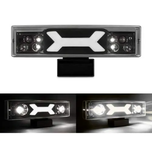FARO DE LED DE ALTA INTENSIDAD CON DRL BLANCO 13.9 X 3.9 X 3CM (PZA)