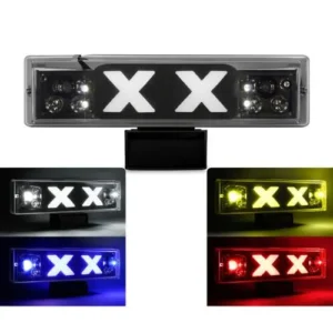 XK42_WH_YE FARO DE LED DE ALTA INTENSIDAD CON DRL BLANCO/AMARILLO 13.9 X 3.9 X 3CM (PZA)