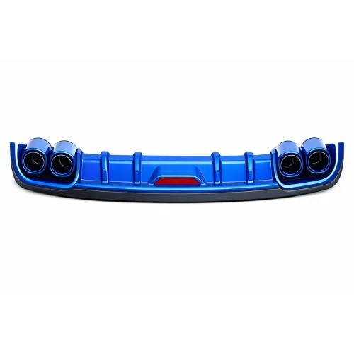 DEF-02B DIFUSOR TRASERO C/ 4 SALIDAS DE ESPACPE 1.3M AZUL C/LUZ (PIEZA)
