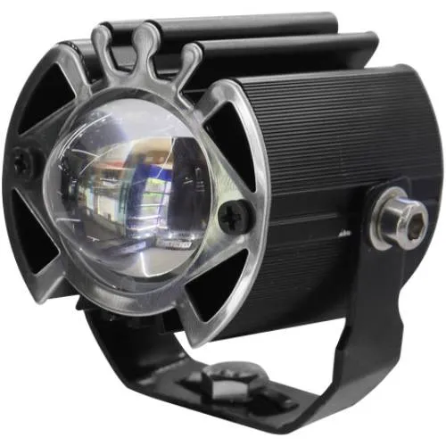 FA-LHCL1CYB FARO TIPO CORONA CON 1 HIPER LED 10W BLANCO/AMARILLO CON LUPA, 6 FUNCIONES DE ESTROBO Y ESTROBO AZUL (PIEZA)