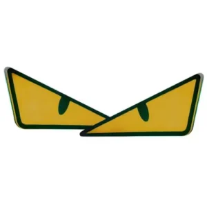 LAMPARA DE MOTO LED CON OJOS 15 LEDS 12V CON FLASH (PAR)