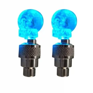 TAPON DE VALVULA TIPO CALAVERA 2 ZAS CON LUZ RGB (PAR)